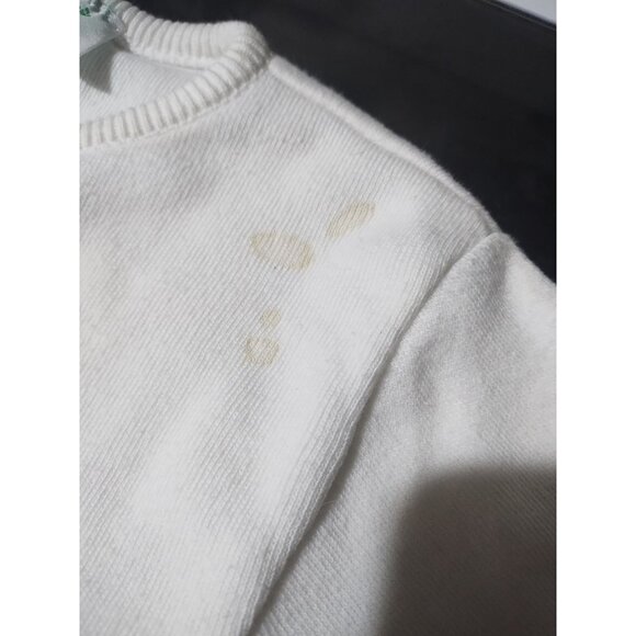 Julius Berger Ivory Button Down Cardigan Infant 24 Months Made in USA - Picture 4 of 6